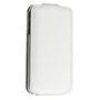 iPhone 4 Slim Leather Flip Case - Apple Leather Case (white)