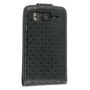 HTC Desire HD Leather Flip Case - HTC Leather Case (black)
