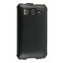 HTC Desire HD Slim Leather Flip Case - HTC Leather Case (Classic Black)
