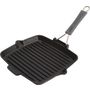 Staub - Grill with silicone handle, 24 x 24 cm, black, 40509-344 / 1202123