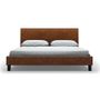 Haagen Queen-Sized Bed (PU Camel Brown)