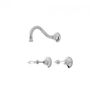 Rochelle Lever Bath Set Chrome