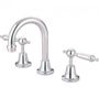 Oxford Lever Vanity Set Chrome